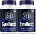 (2 Pack) Synaboost, Syna Boost, Synaboost Capsules, Synaboost Brain & Focus, Synaboost Brain, Synaboost Advanced Formula Capsules, Synaboost Supplement, 120 Capsules for 2 Months