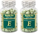 Βιταμίνη Ε λάδι δέρματος Aloe Vera, 90 Softgels (πακέτο των 2)