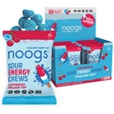 Sour Energy Chews, Poolside Pop Caffeinated Electrolyte Energy Gummies, 50mg Green Tea Caffeine, Popsicle Flavored Alternative to Running Gels, Vegan & Gluten Free | 12 Packs, 144 Gummies