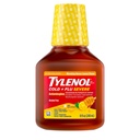 Tylenol Cold + Flu Severe Medicine w/Acetaminophen, DextromethorphanHBr, Guaifenesin, PhenylephrineHCI, Liquid Daytime Cold/Fever & Chest Congestion Relief, Warming Honey Lemon, 8 Fl. Oz