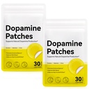 Dopamine Patches Extra Strength, Positivity and Motivation, Gentle Soothing and Hydrating Care Patches for Women and Men, 60 PCS
