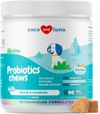 Köpekler için Probiyotikler Dgestive Health - Support Gut Health, Diarrhea, Gas, & Mevsimlik Tüm enerjiler - Honey, Riley ve Prebiyotiks for Digestive Support, Bad Dog Breath & Constipation