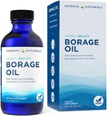 Nordic Naturals Nordic Beauty Borage Oil, Unflavored - 4 Ουγγιά - Βοραζέλαιο, Μοναδικό Ωμέγα-6 για Υγιές και Ενυδατωμένο Δέρμα, 480 μιλιγκράμ GLA - Μη ΓΤΟ - Vegan, 48 Υπηρεσίες