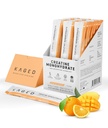 Kaged Creatine Monohydrate + Max Absorption Technology | Micronized Powder Stick Packs | Orange Mango | Muscle Building & Recovery | Brain Health | Supplements for Men & Women | 25 Servings