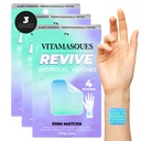 Vitamasques Recovery Patch, Reviveme Wellness Hydrogel Patch (3-Pack) - Revive Vitamin Patches with DHM, Green Tea, Guarana, & Vitamin B1 - Korean Skin Care Energy Patches for Adults