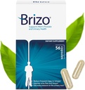 Brizo Prostate Health Supplements for Men - Herbal Capsules for Mens Urinary Health - Reduce Frequent Urination - 1 Ay Supply