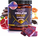 NutroTonic® Organik Himalaya Shilajit Gummies – Pomegranate & Vanilla Flavored – Erkekler ve Kadınlar için Shilajit - Wild Crafted Manuka Honey MGO +263 - ABD'de 30 Sağlıklı Gummies