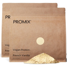 ProMix Nutrition Vegan Protein Powder, 25g Plant Based Canadian Yellow Pea Protein, Vitamin B12, BCAAs - Vanilla - 5lb Bulk