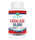 Best Earth Naturals Catalase 30,000 Supplement - Hair Supplements for Strong Hair - 60 Capsules