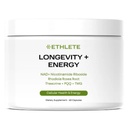 NAD+ Longevity + Energy Supplements with NR, Rhodiola Rosea, TMG & Theacrine, Maximize Strength & Recovery, NAD+ Supplement, PQQ for Anti-Aging, 60 Capsules
