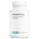 Supersmart Melatonin 2.5mg (Ultra Fast Acting) - Natural Melatonin Fast Dissolve Supplement | Natural Mint Flavor | Non-GMO - Sugar & Gluten Free - 60 Sublingual Tablets