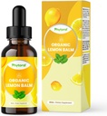Phytoral Organic Lemon Balm Leaf Liquid Extract for Immune Support - Βάμμα λεμονιού για Mood & Relaxation Support - Βιολογικές σταγόνες φύλλων βάμμα για ενήλικες & παιδιά Συμπλήρωμα διατροφής - 60 ml