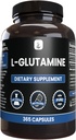 ΑΝΩΤΑΤΑ ΑΡΧΙΚΑ ΣΥΣΤΑΤΙΚΑ L-Glutamine (365 Κάψουλες) Όχι Μαγνήσιο ή Ρύζι Fillers, Πάντα καθαρό, Εργαστήριο Επαληθευμένο