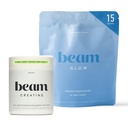BEAM Glow & Creatine Bundle, Hormone Balance, Energy & Muscle Support for Women, Hair, Skin, Nails, Hydration, Vegan, No Sugar, Third Party Tested