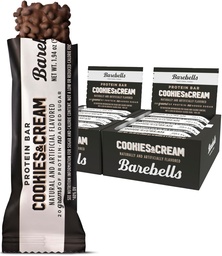 Barebells Protein Bars - Protein Snacks with High Protein - Chocolate Protein Bars - Perfect on The Go Protein Snack & Breakfast Bars (12 Count (Pack of 2), Cookies and Cream)