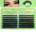 Lash Clusters with Bottom Lashes Cluster Eyelash Extensions Wispy 10-22mm Volume Individual Lashes with Lower Eyelash Clusters 316pcs 150D+200D Thick False Lashes DIY at Home
