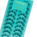 Diy Lash Clusters 10 Pairs Cluster Lashes Wispy Lash That Look Like Extensions 3D False Eyelashes Natural Soft Fluffy Mink Individual Cluster Lashes at Home (Lowkey)