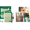 KEYYOU Natural and Fox Eye Lash Clusters Kit