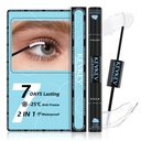 KEVKEV Lash Cluster Glue Upgraded Clear Lash Glue 7 Days Long Lasting 2-3S Fast Dry Lash Bond and Seal 2 in 1 Waterproof Latex-Free Easy To Apply (Clear 10ML)