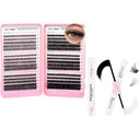 GEMERRY 565Pcs Lash Clusters D Curl + Lash Bond and Seal Waterproof