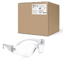 amoolo Safety Glasses for Men Women, Clear Eye Protection for Worl, Lab, Construction (Clear/Adult's Size, 144 Pack)