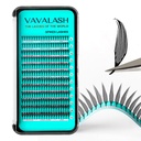VAVALASH Premade Anime Chunk Lash Extensions,Comic Spire Lashes 0.07 C/D Curl, Matte Black Manga Lash Look Eyelash Extensions,Professional Salon Use Premade Spire Lashes(0.07-D-8-15mm)