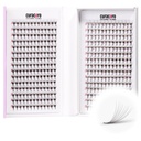 Curacoro XL Lite Promade Wide Fans 10D-0.03 Volume Lashes C Curl 10-12mm Length Handmade Lightweight Lash Fans for Soft Fluffy Eyelash Extensions