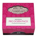 Elegant Lashes Double Flare Long Black Individual Eyelashes (Pro Dozen Pack - 12 Trays)