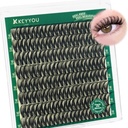 KEYYOU Flora Lash Clusters Flaunt Eyelash 18mm D Curl Cluster Eyelash | Easy to apply,Last about a week,Beautiful natural look,Comfortable