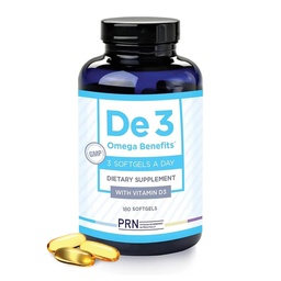 PRN De3 Dry Eye Ultra Pure rTG Omega 3 – Υποστήριξη για Ξηρά Μάτια - 2240mg EPA & DHA – Νέα & βελτιωμένη-Burpless-1 εξυπηρετούν, δίμηνη προμήθεια
