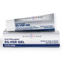 Antimicrobial Silver Gel By GeriCare| Wound Care Cream For Cuts Scrapes Minor Burns| Natural Topical Skin Healing Ointment| 55PPM Colloidal Silver Gel For Wound Dressing |Long-Lasting Protection|1.5oz