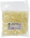 Capsule Connection 1000 Bulk #1 Empty Gelatin Capsules Size 1 resealable bag