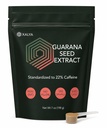 Guarana Seed Extract Powder, Natural Caffeine Powder Unflavored ( 7 oz) - 22% Caffeine | Natural Clean Energy & Focus Smoothie Mix-In (198 servings)