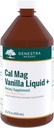 Genestra Brands Cal Mag Vanilla Liquid + | Calcium-Magnesium Supplement | 15.2 fl. oz.