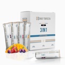 DAILY TRIFECTA 3-in-1 Collagen, Creatine & Electrolyte Stick Packs | Type I Collagen, Creatine Monohydrate, Zero Sugar | 30 Natural Single-Serve Packets | Strength, Hydration & Recovery (Mango)