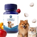 Vitamin B for Dogs, 200 Tablets, Vitamin B Complex Contains B12, B1, B2, B3, B5, B6, B7, B9 Supports Energy, Appetite, Digestive, Skin, Coat, Neurological Health, Suitable for Cats and Dogs(1 Bottle)