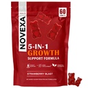 Novexa Growth Gummies, Novexa Health 5 in 1Growth Gummies, Easy Daily Nutrition, Multivitamin for Kids, Teens Boy & Girl, Adults, 60 Gummies