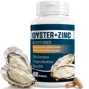 Premium Oyster Extract Capsules with Zinc Powder for Men & Women, 60 Count Natural Oyster Supplement, Supports Immune System, Reproductive Health & Bone Strength