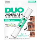 DUO Under Lash Glue & Seal – Clear Eyelash Adhesive with Gentle Removal, Easy 1 Day Wear, Strong Hold Eyelash Glue for DIY Lash Clusters