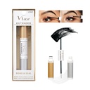 VLuxe DIY Eyelash Extension Bond & Seal Lash Adhesive Infused with Biotin & Vitamin E, Strong Nourishing Water Resistant Lash Glue For Extensions, Cluster, Individual False Lash (Black 0.29oz)