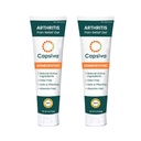 Pain Relief Topical 3oz Tube, 2 Pack, for Your Hands, Neck, Back, Joints, Non-Greasy, No Burn, Odor Free, Homeopathic Active Ingredients, Contains Capsaicin & Arnica, Absorbs Fast