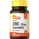 Sundance Vitamins Chelated Zinc 50 mg (Gluconate)