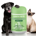 LOVITA Pets Digestive Health Probiotic for Dogs & Cats, SUBACTIL PB6 Spore Probiotic, 6-Strain Blend with Prebiotics (Inulin & FOS) and Digestive Enzymes, Chicken Flavor, 60 Capsules