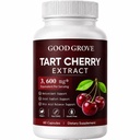 Good Grove Tart Cherry Capsules 3600mg | 10:1 Tart Cherry Extract with Natural Antioxidants | Supports Daily Wellness & Mobility | Promotes Restful Sleep | Non-GMO | Gluten Free | 60 Counts (1)