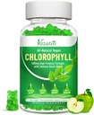Chlorophyll Gummies - Super Green 13, Ashwagandha Vitamin C çinko & Copper for Body Odor, Skin Energy Immune Support Deodorant for Women - 60 Count