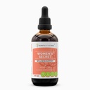 Women's Secret Alcohol-FREE Extract, High-Potency Herbal Drops, Tincture made from Tribulus, Red Raspberry, Pine Pollen, Sea Buckthorn, Schisandra, Goji,Maca. Wellness Support 4 oz
