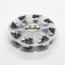 1200 Fans, Mixed 8D, 7D, 6D, 5D, 4D, 3D, Curl D or C Lashes, 0.07mm Diameter. Ready to ship.Handmade and Gorgeously-Crafted! (7D Mix, D Curl)