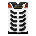 Laflare 25MM Silk Mink Max Volume 3D False Eyelashes, Reusable Fluffy Natural Looking False Lashes, Wispy Lashes 5 Pairs Value Pack (MS03X5P)