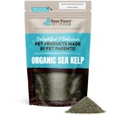 Raw Paws Organic Kelp Powder for Dogs & Cats (8-Ounce) - Supports Thyroid, Digestive & Immune Health - Dried Sea Kelp for Dogs - Seaweed Powder Supplement | Dried Sea Kelp for Dogs - Dental Plaque & Tartar Support - Digestive Health - Immune Support - Skin & Coat - Easy Meal Topper
