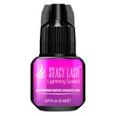 STACY LASH Lightning Speed Eyelash Extension Glue 5ml /0.17 fl.oz / 0.3 Sec Dry/Retention – 6-8 Weeks/Extra Strong Black Adhesive/Lash Tech Supplies